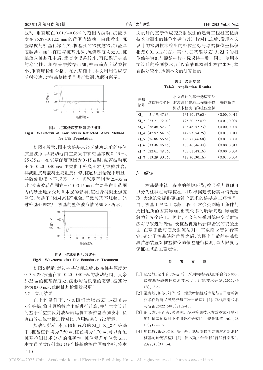 基于低应变反射波法的建筑工程桩基检测技术_黄健锋.pdf_第3页