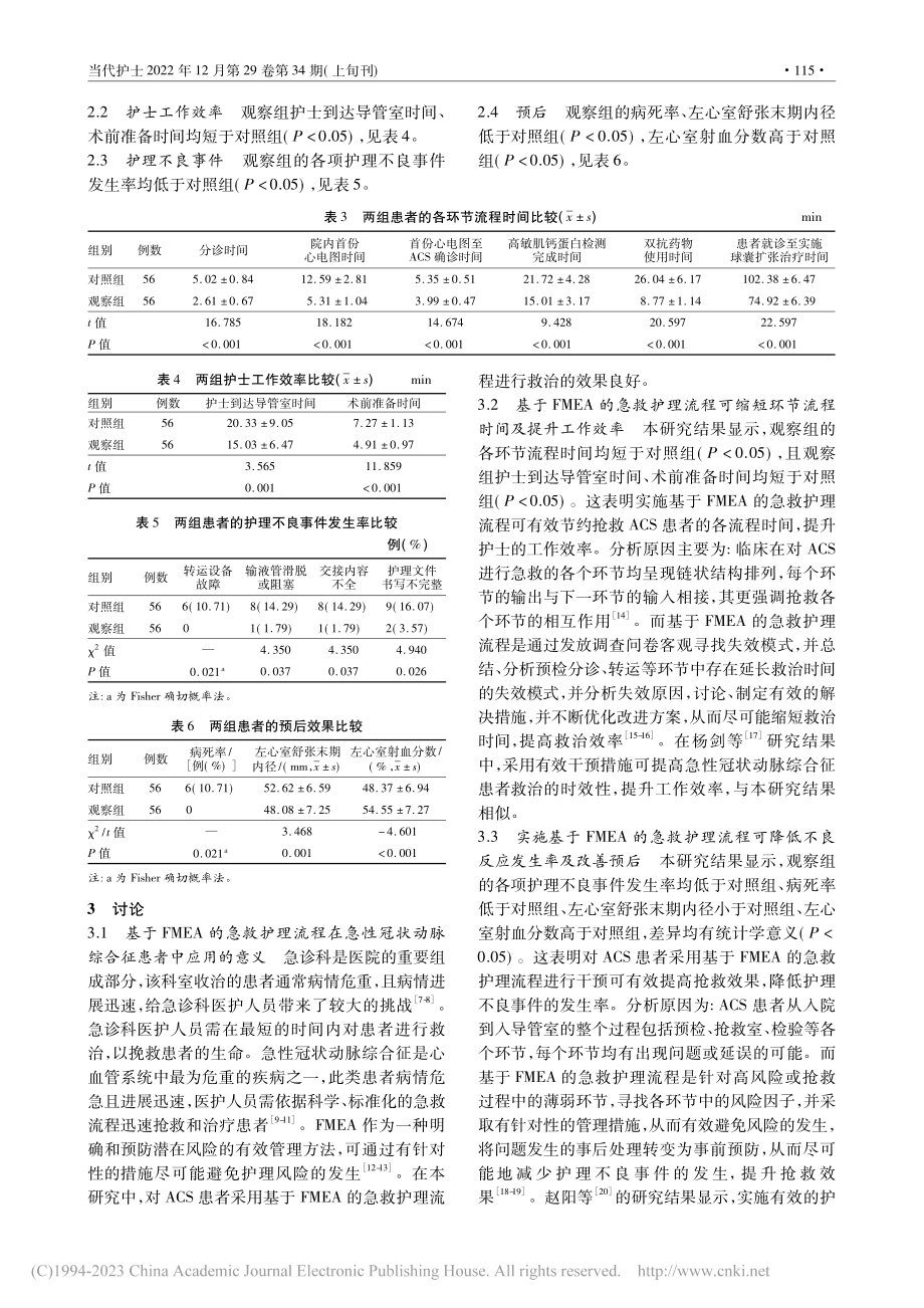 基于FMEA的急救护理流程...动脉综合征患者中的应用效果_田晓芳.pdf_第3页