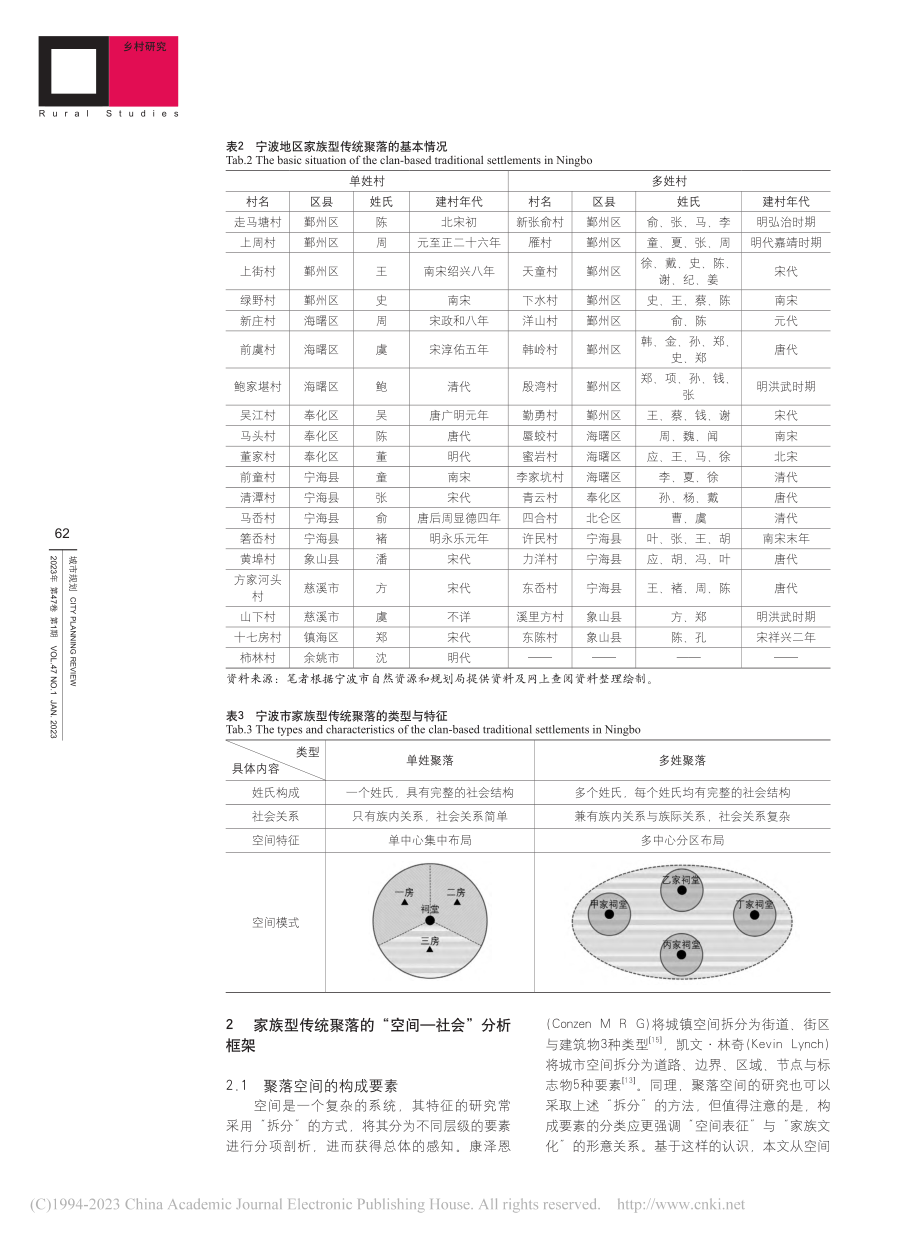 家族型传统聚落空间的整体特...与社会语义——以宁波市为例_李和平.pdf_第3页