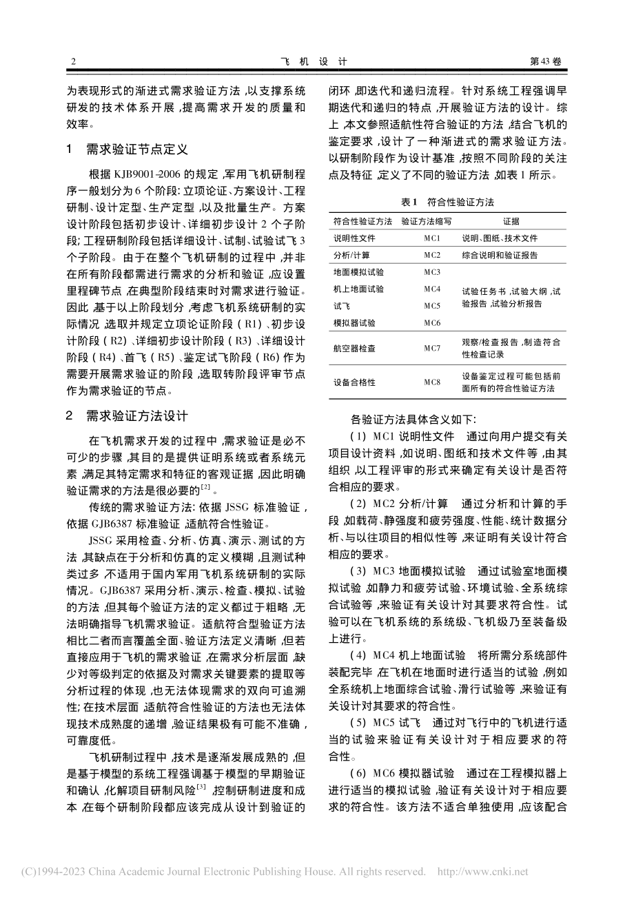 基于可追溯验证矩阵(RVTM)的飞机需求验证方法_李玟萱.pdf_第2页