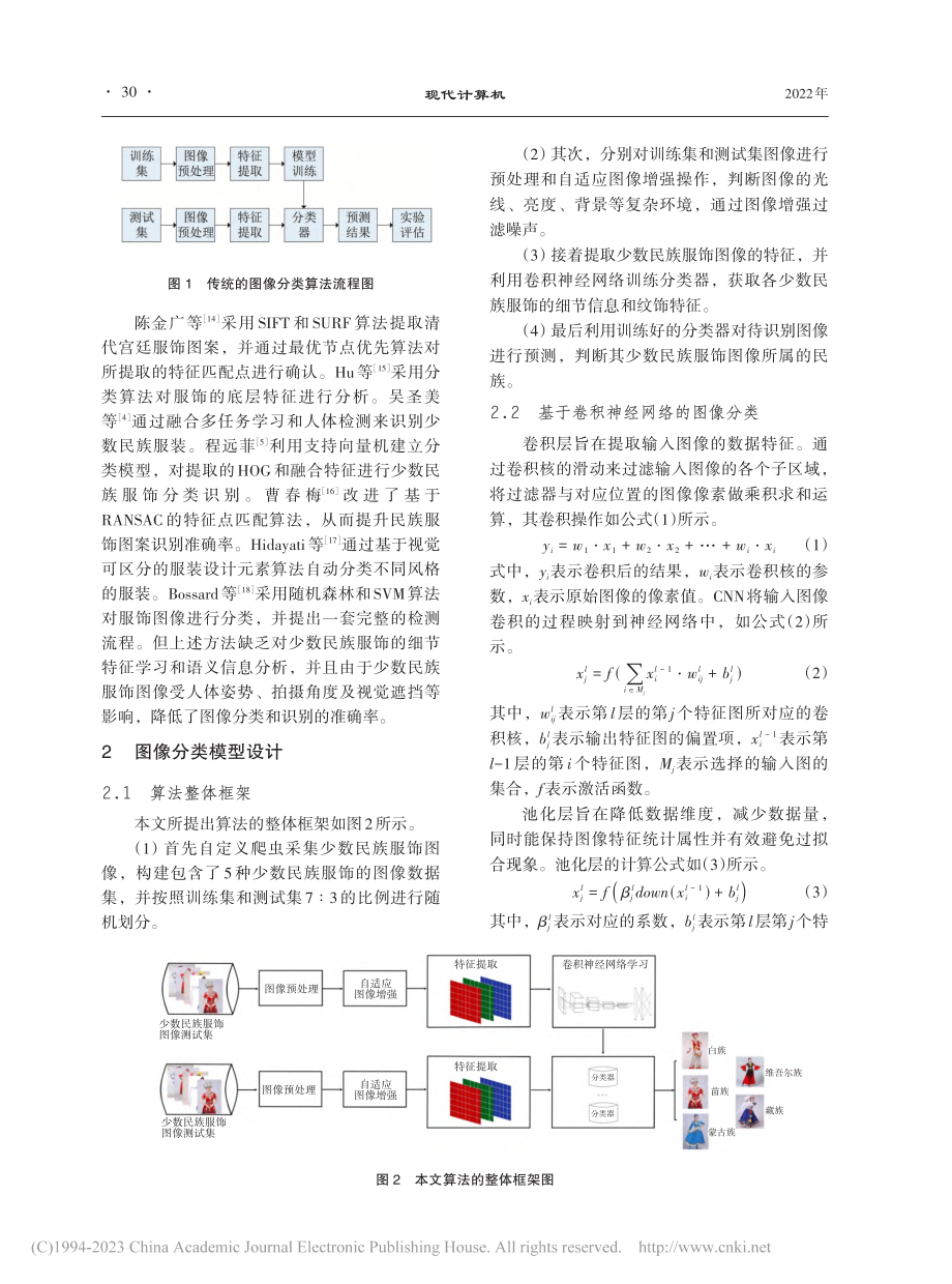 基于自适应图像增强和CNN的少数民族服饰图像分类研究_候红涛.pdf_第2页