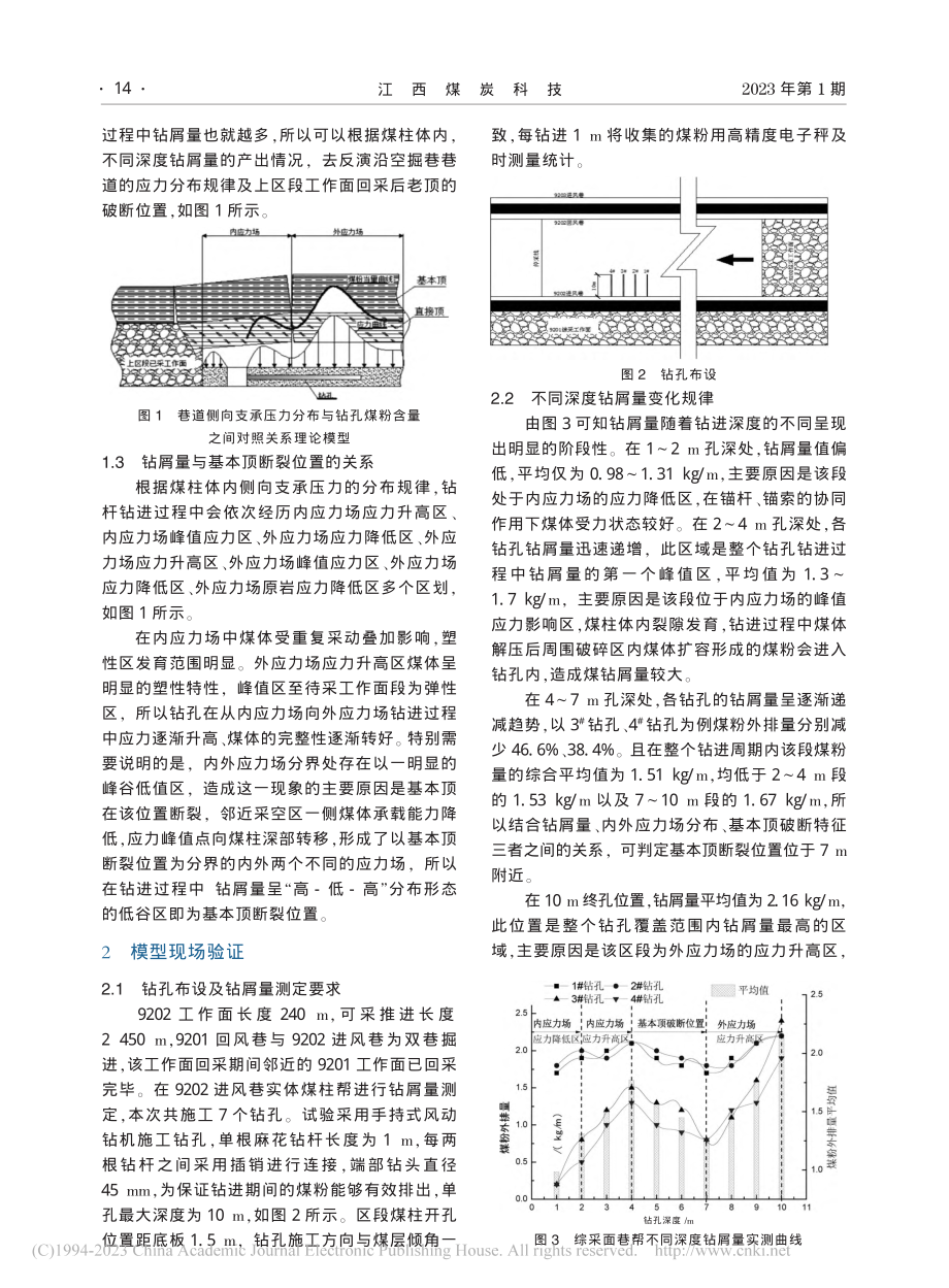 基于侧向支承压力分布规律的巷帮支护技术研究_王宏伟.pdf_第2页