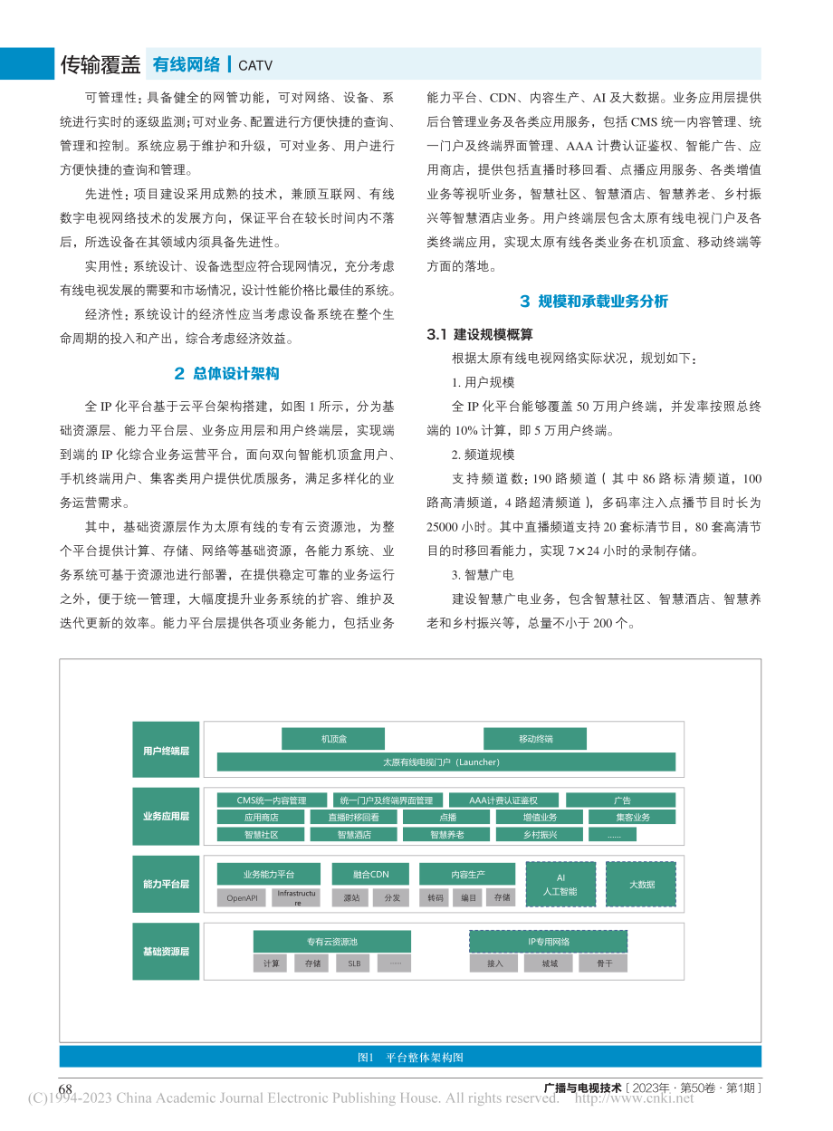 基于全IP化架构的有线电视云平台方案设计研究_范晔.pdf_第2页