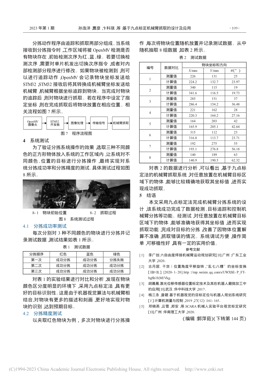 基于九点标定机械臂抓取的设计及应用_孙浩洋.pdf_第3页