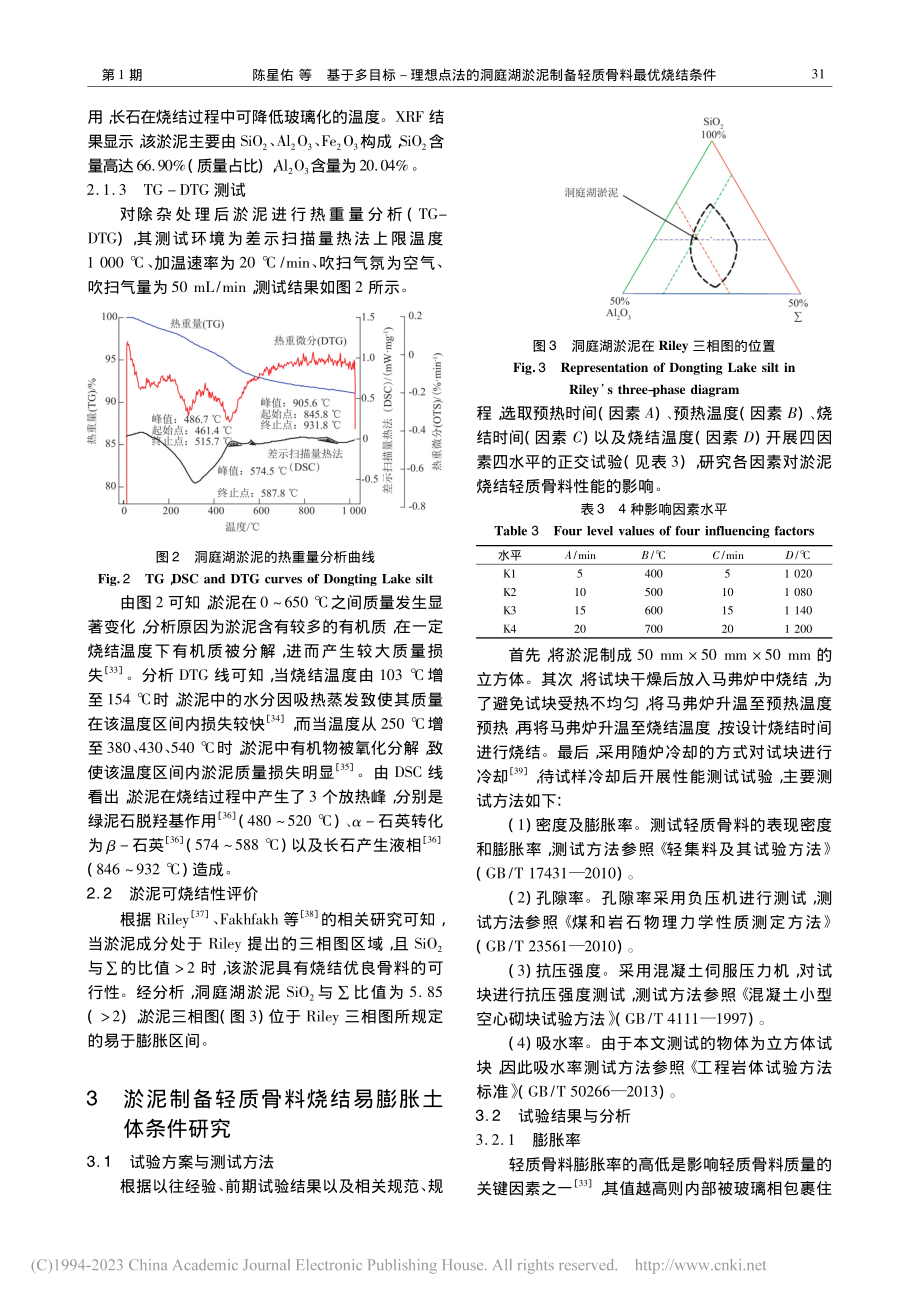 基于多目标-理想点法的洞庭...泥制备轻质骨料最优烧结条件_陈星佑.pdf_第3页