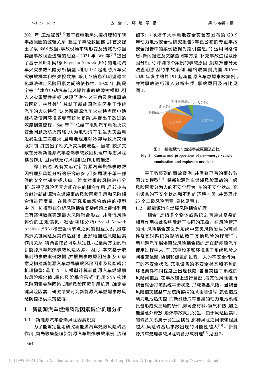 基于N-K模型和SNA的新...源汽车燃爆风险因素耦合分析_邵志国.pdf_第2页