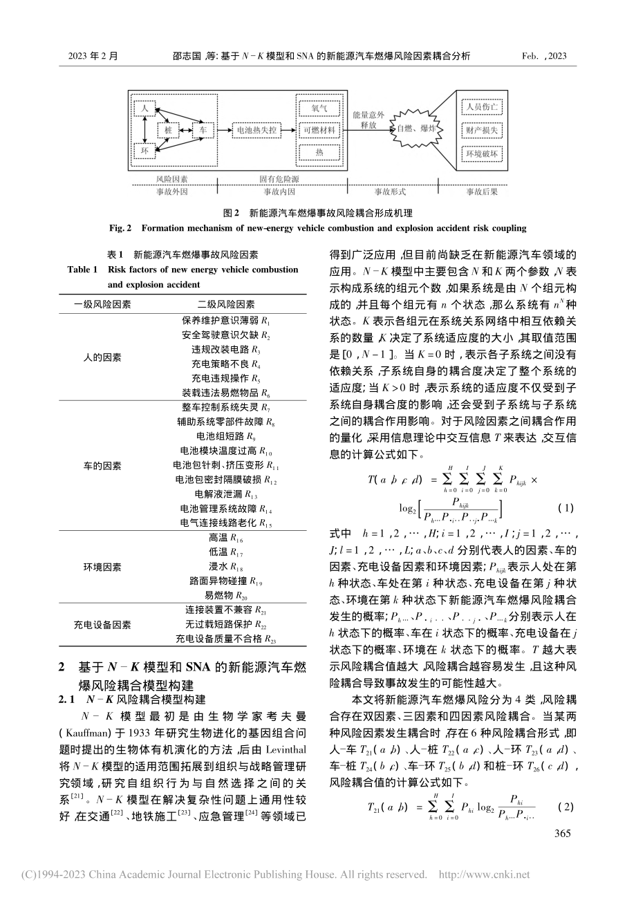 基于N-K模型和SNA的新...源汽车燃爆风险因素耦合分析_邵志国.pdf_第3页