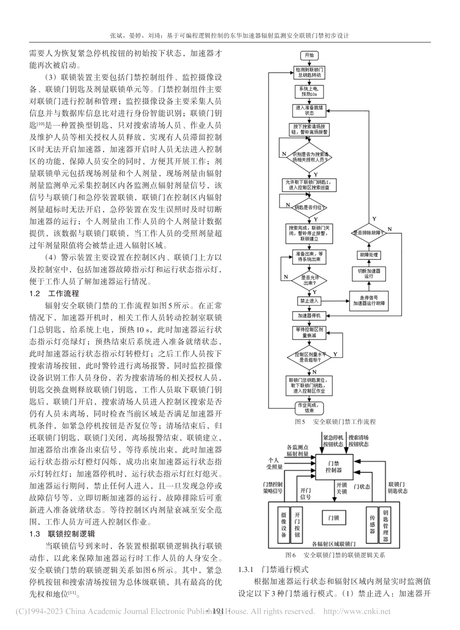 基于可编程逻辑控制的东华加...射监测安全联锁门禁初步设计_张斌.pdf_第3页