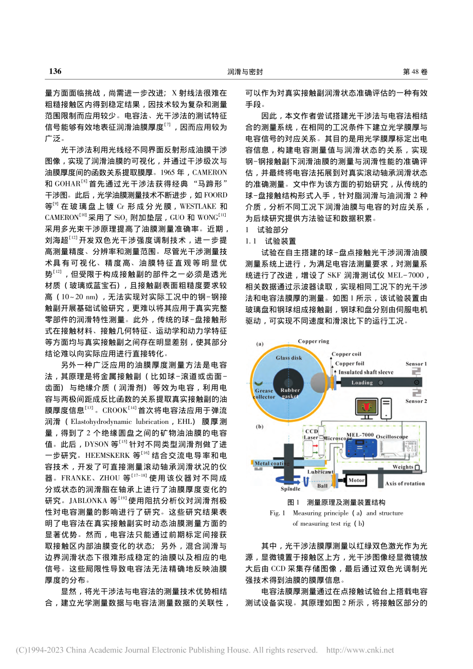 基于电容法与光干涉法相结合的油膜测量方法_种贺.pdf_第2页