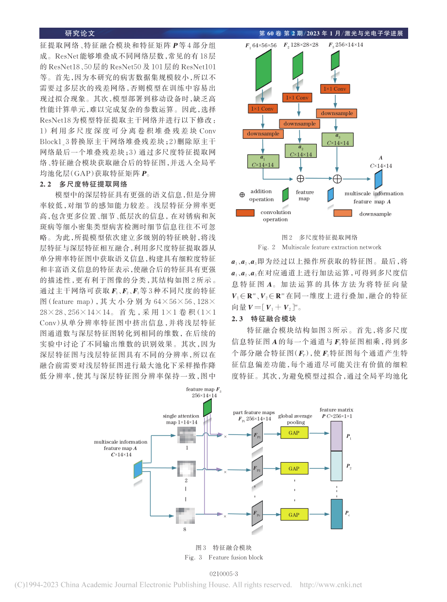 基于多尺度特征融合的轻量化苹果叶部病理识别_王等准.pdf_第3页