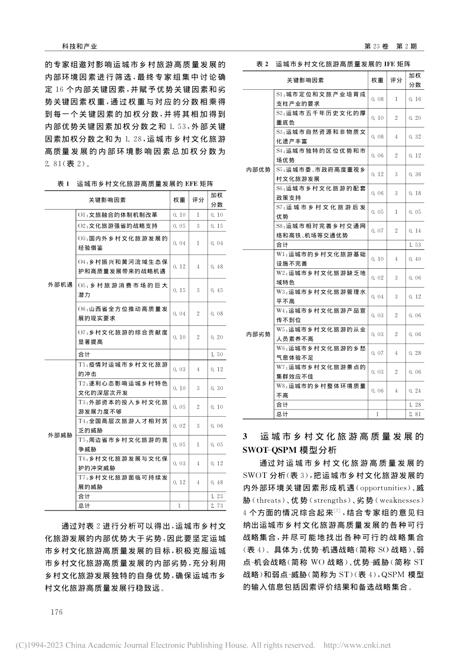 基于SWOT-QSPM模型...展战略研究——以运城市为例_孙宾.pdf_第3页