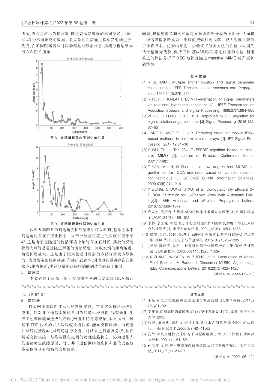 基于TDR技术的线缆检测在煤矿井下通信中的应用_占立.pdf_第3页