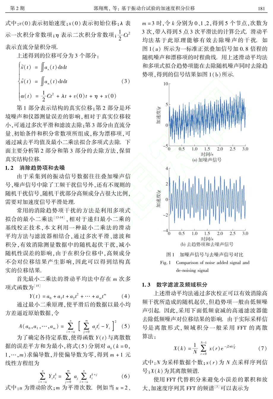 基于振动台试验的加速度积分位移_郭翔鹰.pdf_第3页