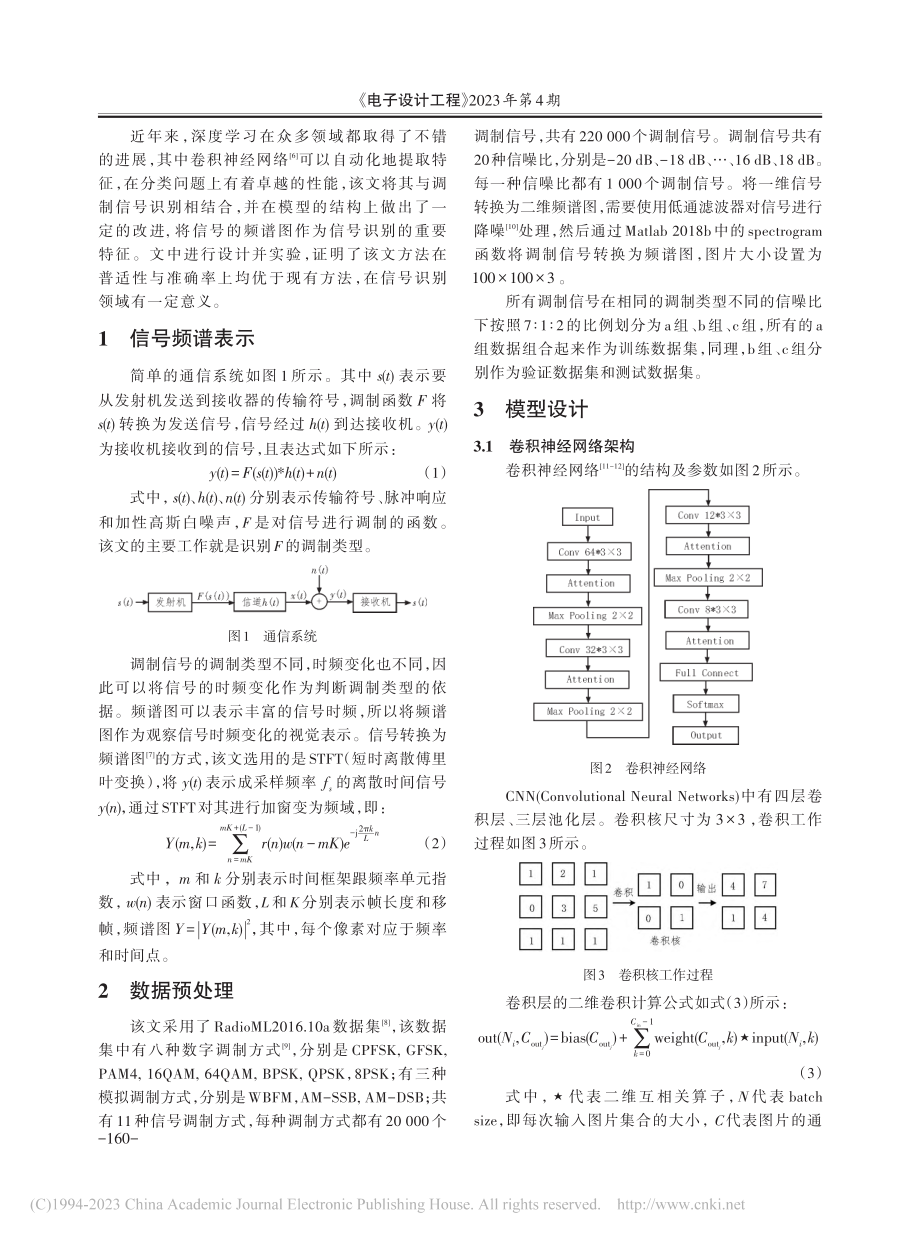 基于卷积神经网络的自动调制识别方法_郝立鑫.pdf_第2页