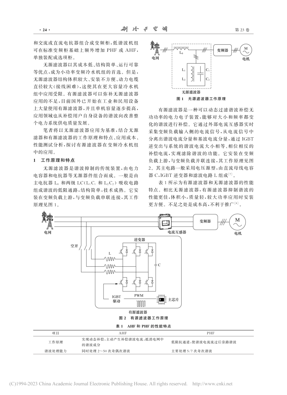 基于变频冷水机组的低谐波滤波器应用比较_陆海宁.pdf_第2页