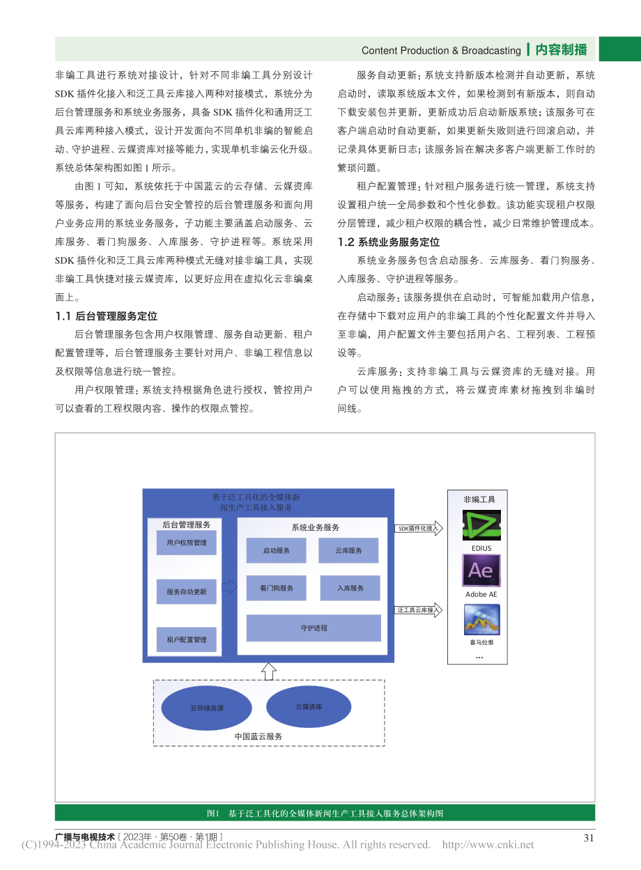 基于泛工具化的全媒体新闻生产工具接入设计与实现_洪松虹.pdf_第2页