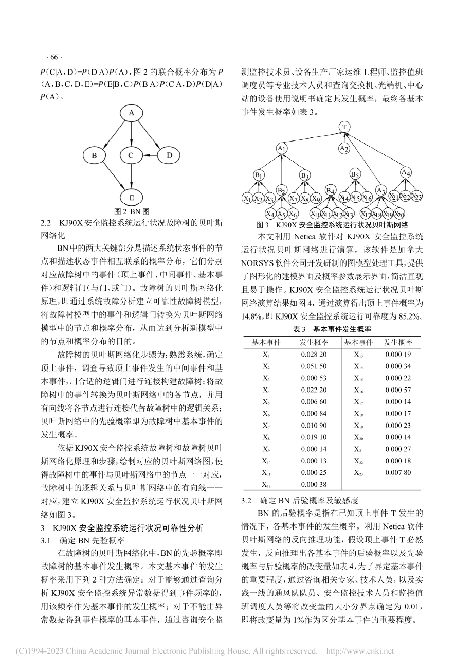 基于FTA-BN的矿井安全监控系统运行可靠性分析_谢尊贤.pdf_第3页