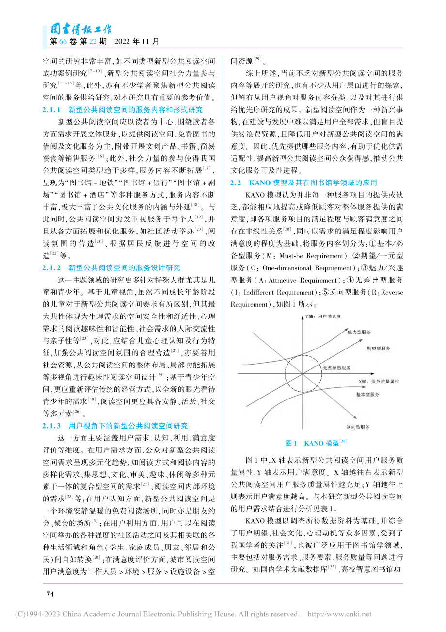 基于KANO模型的新型公共...空间服务内容供给优先序研究_戴艳清.pdf_第2页