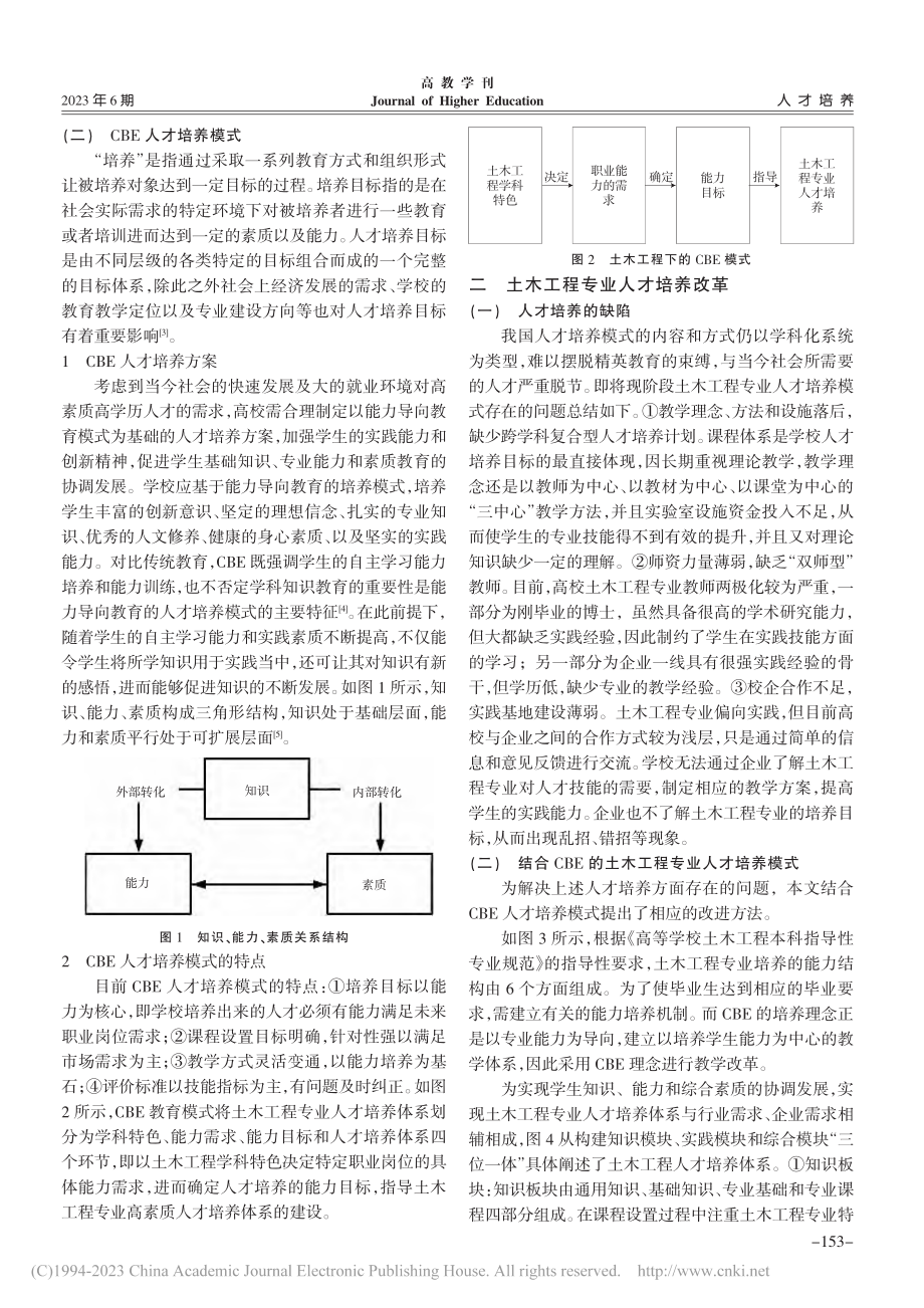 基于能力本位教育模式的土木工程专业人才培养改革研究_李治.pdf_第2页