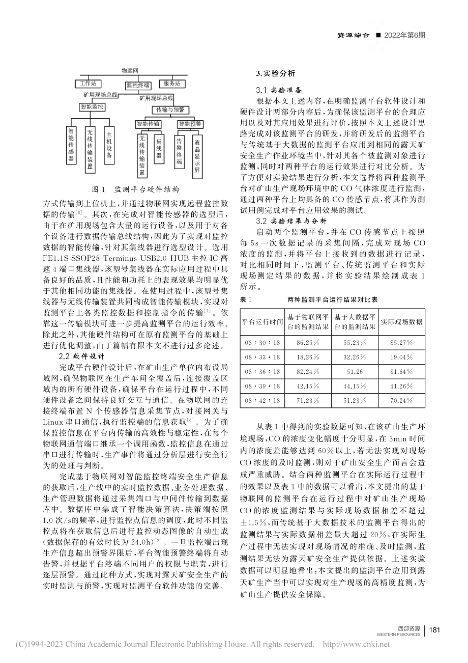 基于物联网的露天矿安全生产监测平台设计_唐匡仁.pdf_第2页