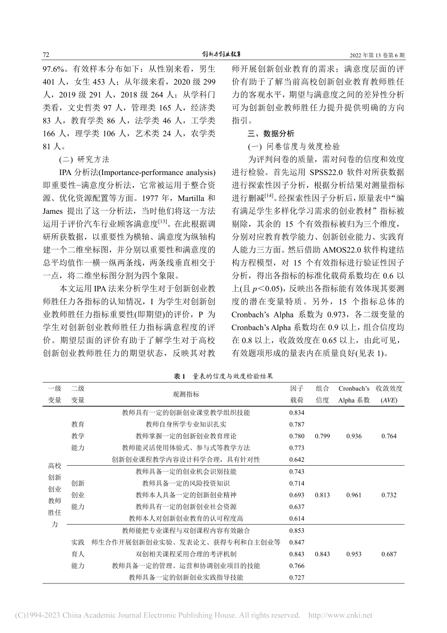 基于IPA分析法的应用型本...业教师胜任力评价及提升研究_王晶晶.pdf_第3页