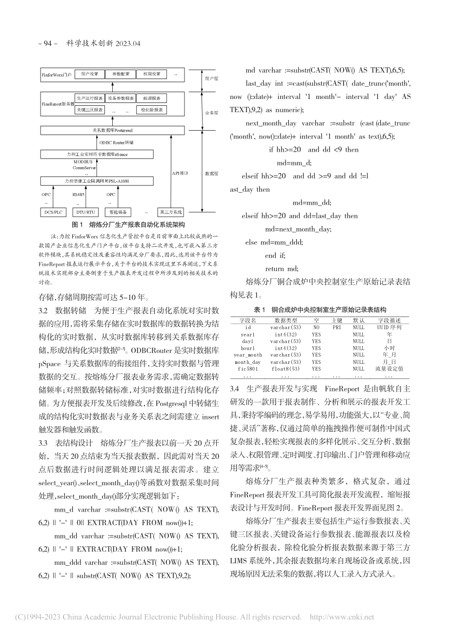 基于FineReport的...产报表自动化系统设计与实现_魏凯锋.pdf_第2页