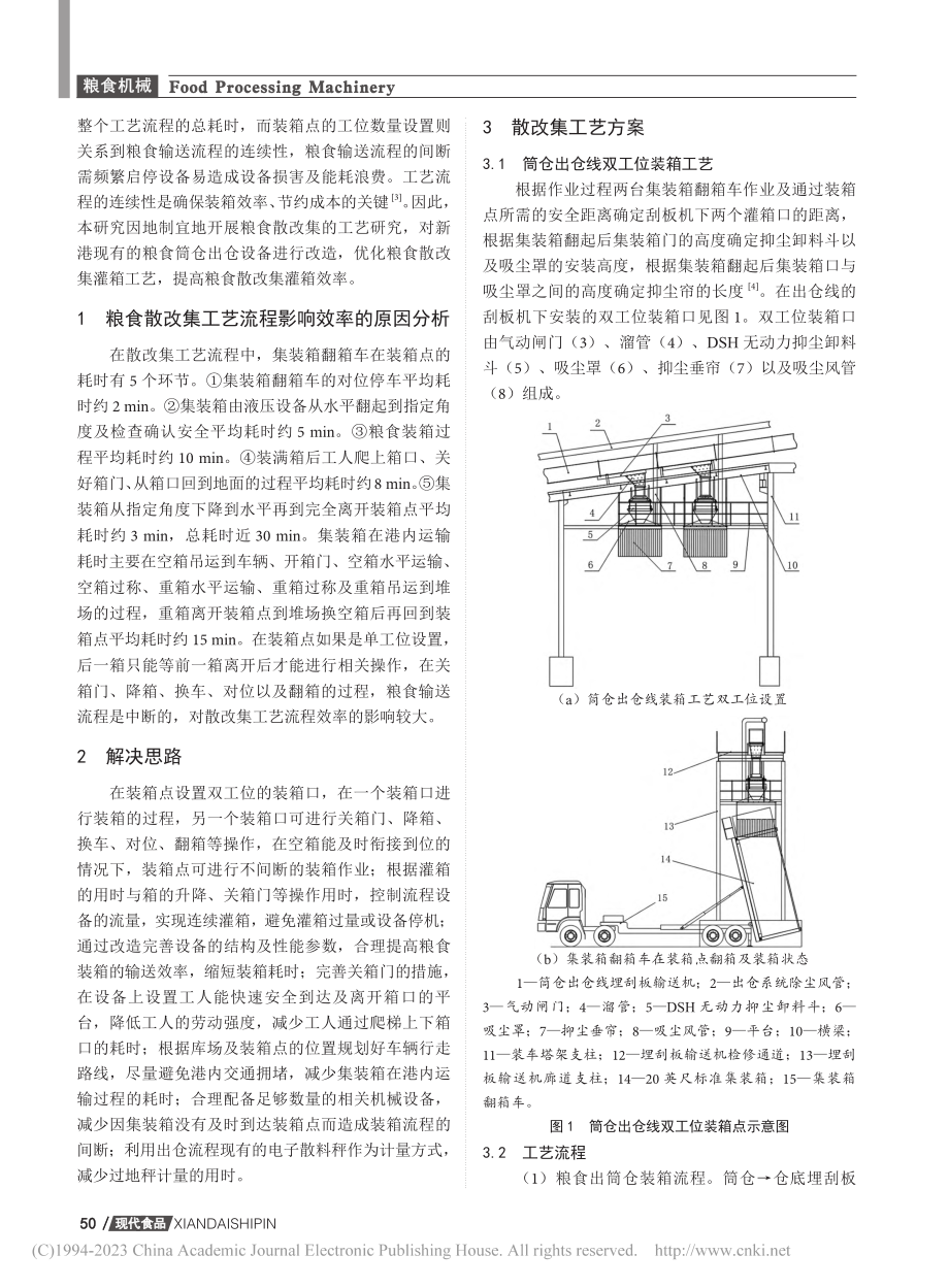 粮食散改集的工艺研究_刘灵锋.pdf_第2页