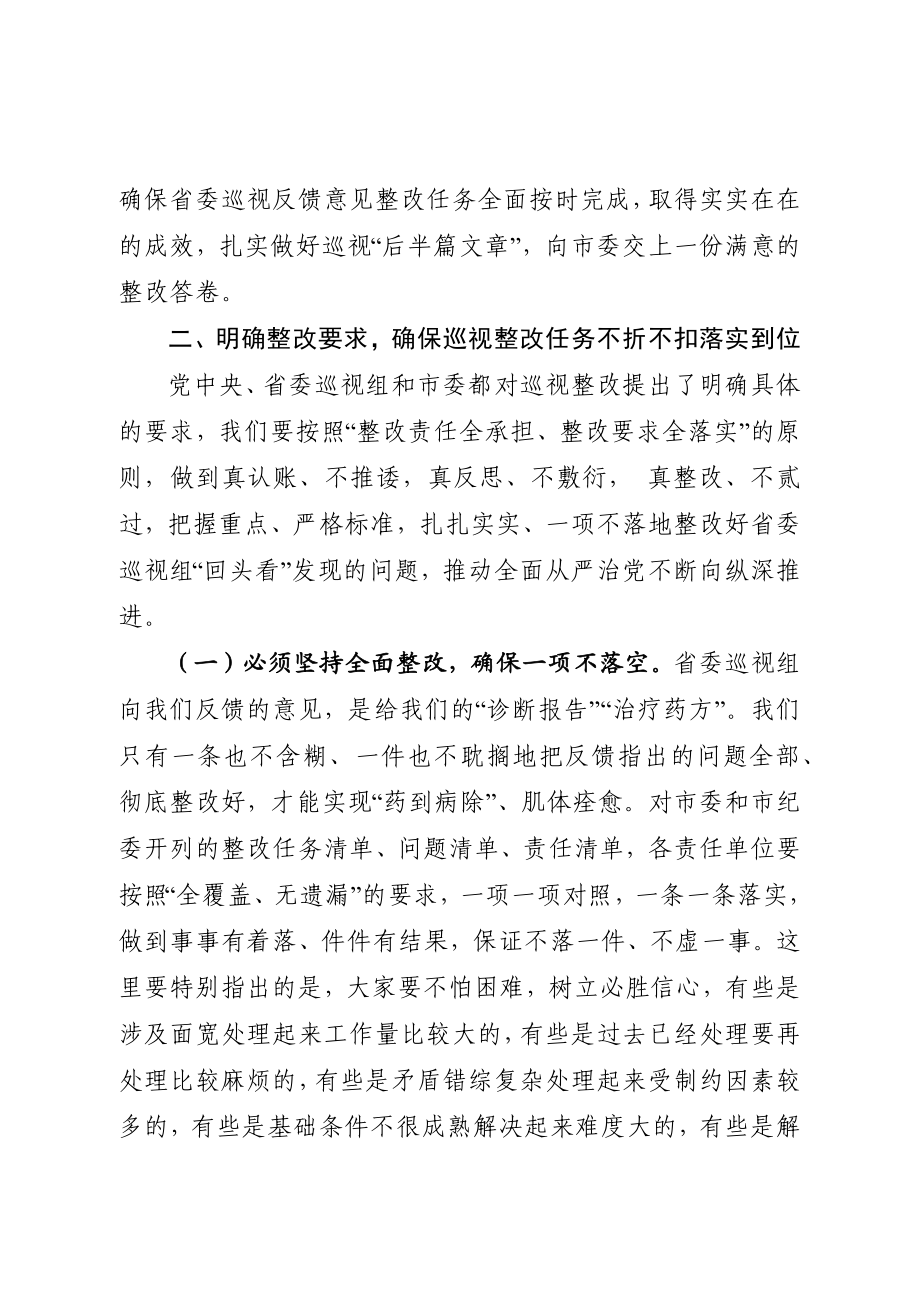 市纪委书记在落实省委巡视反馈意见.docx_第3页