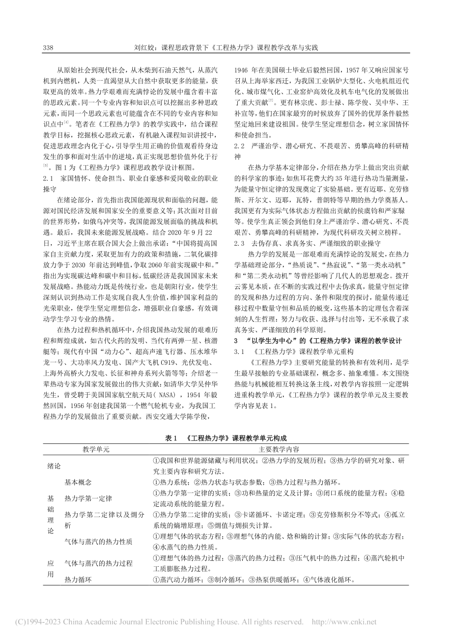 课程思政背景下《工程热力学》课程教学改革与实践_刘红姣.pdf_第2页