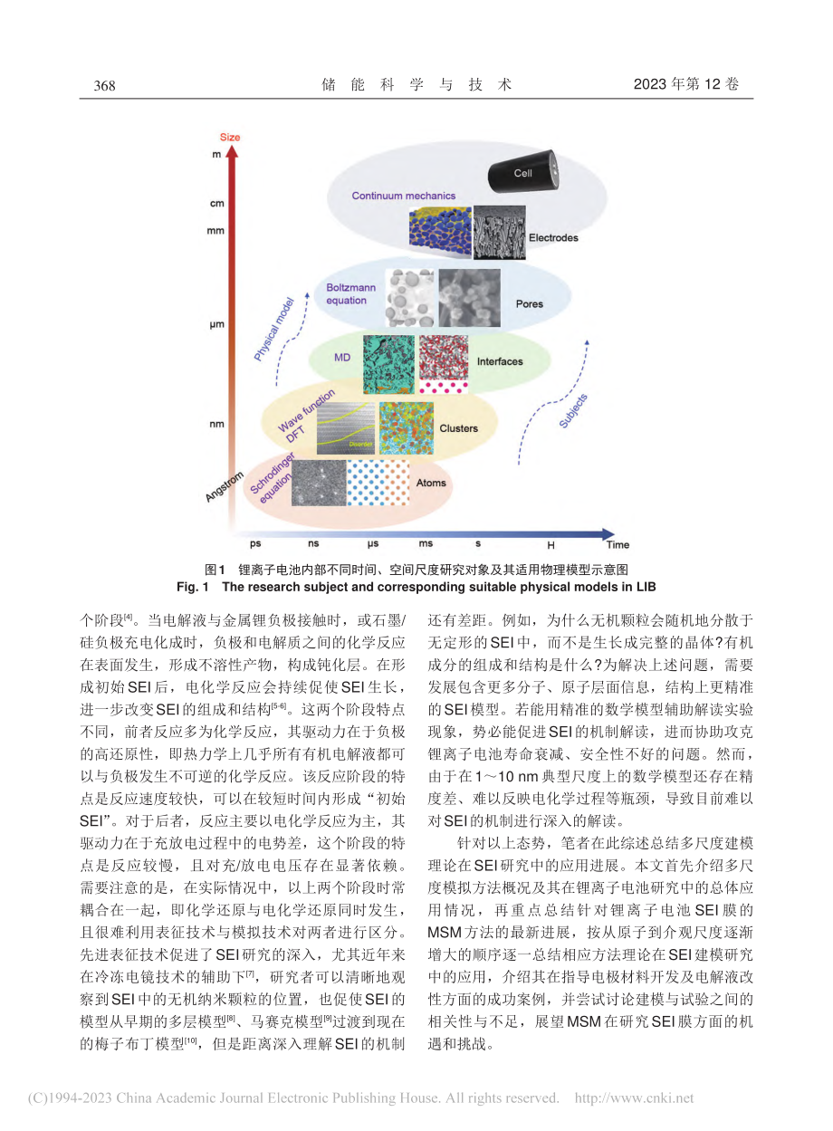 锂离子电池SEI多尺度建模研究展望_张慧敏.pdf_第3页