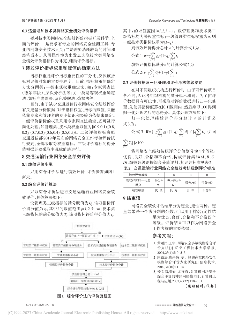 交通运输网络安全绩效体系及综合评价法研究_郑茂林.pdf_第3页