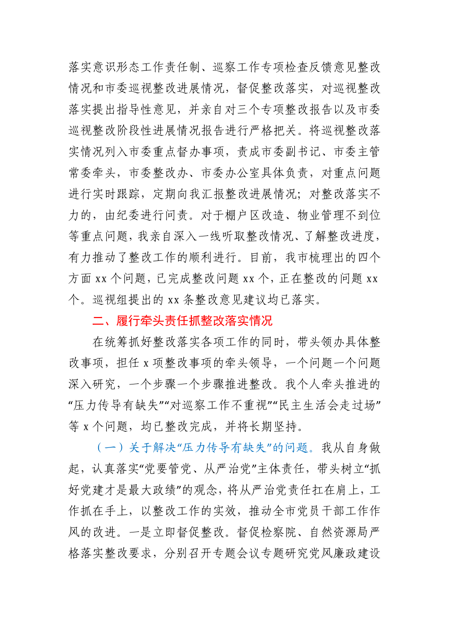 巡视整改书记落实责任工作汇报材料.docx_第3页