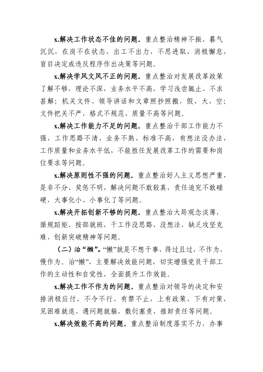 关于开展庸懒项整治工作的实施方案.docx_第2页