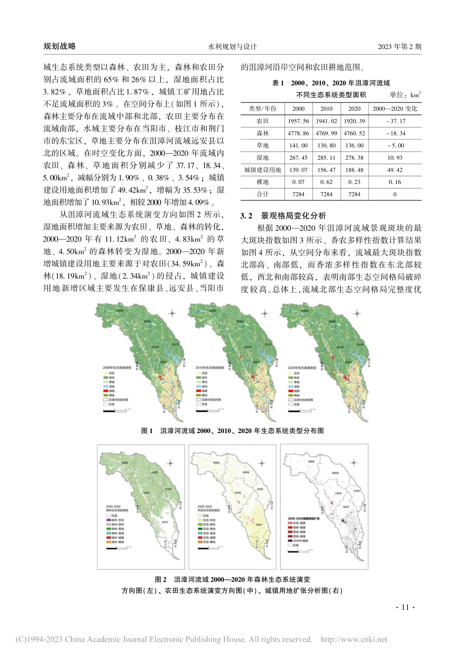 近20年沮漳河流域山水林田...空间格局与生态功能变化评估_朱捷缘.pdf_第3页