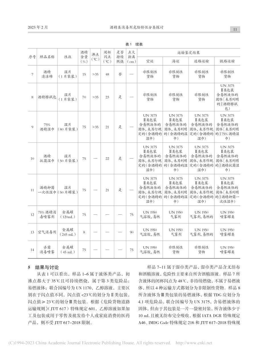 酒精类消毒剂危险特性分类探讨_周秀清.pdf_第3页