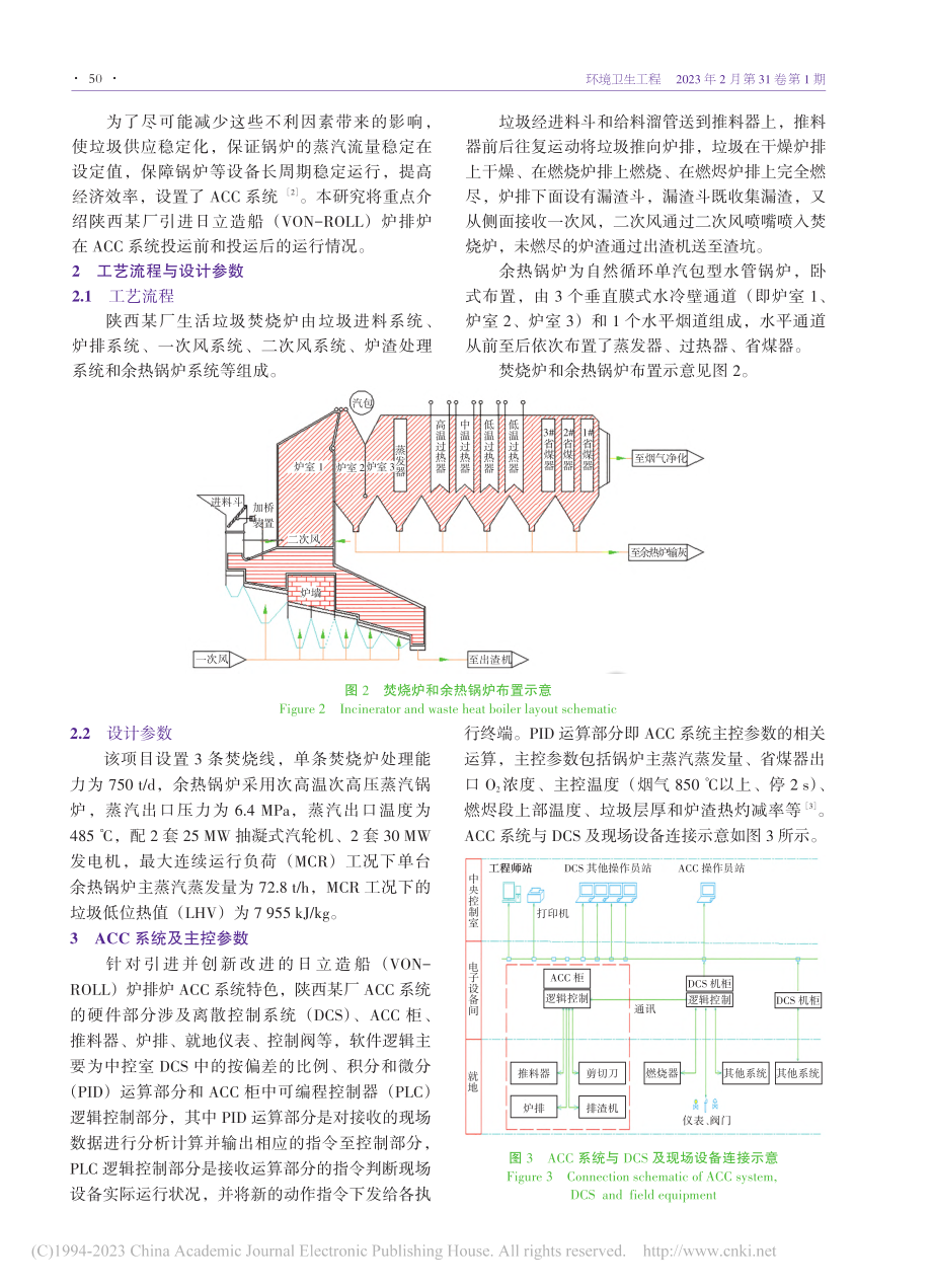 垃圾焚烧厂ACC系统对锅炉运行主要参数的影响研究_龙吉生.pdf_第2页