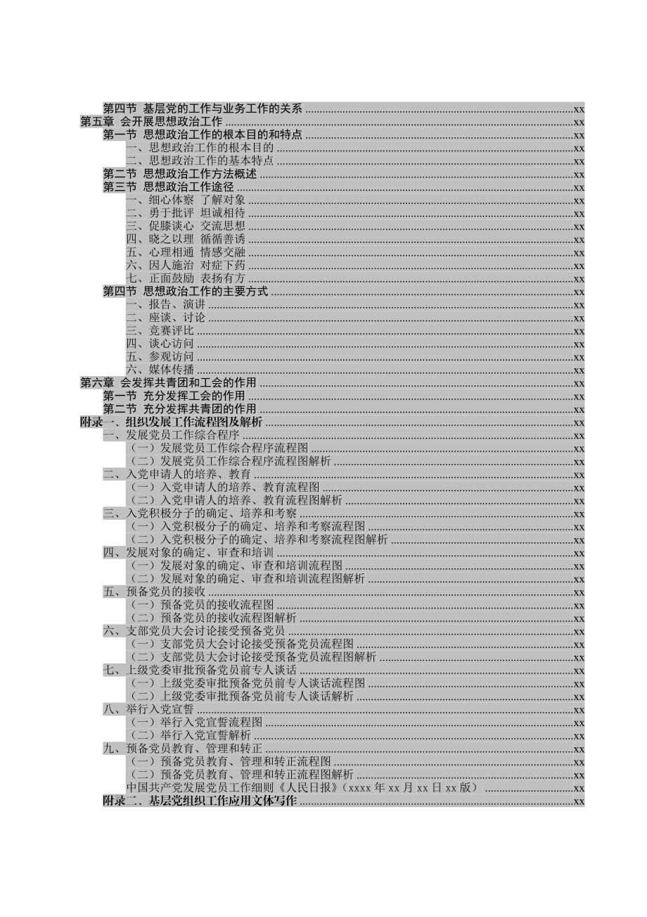 素材汇—党支部书记六会手册（WORD版）.docx_第3页