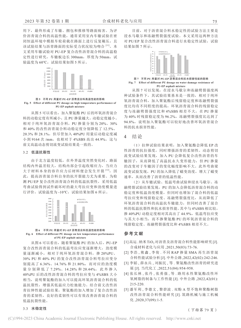 聚氨酯对环氧树脂改性沥青及混合料性能影响研究_赵江涛.pdf_第3页