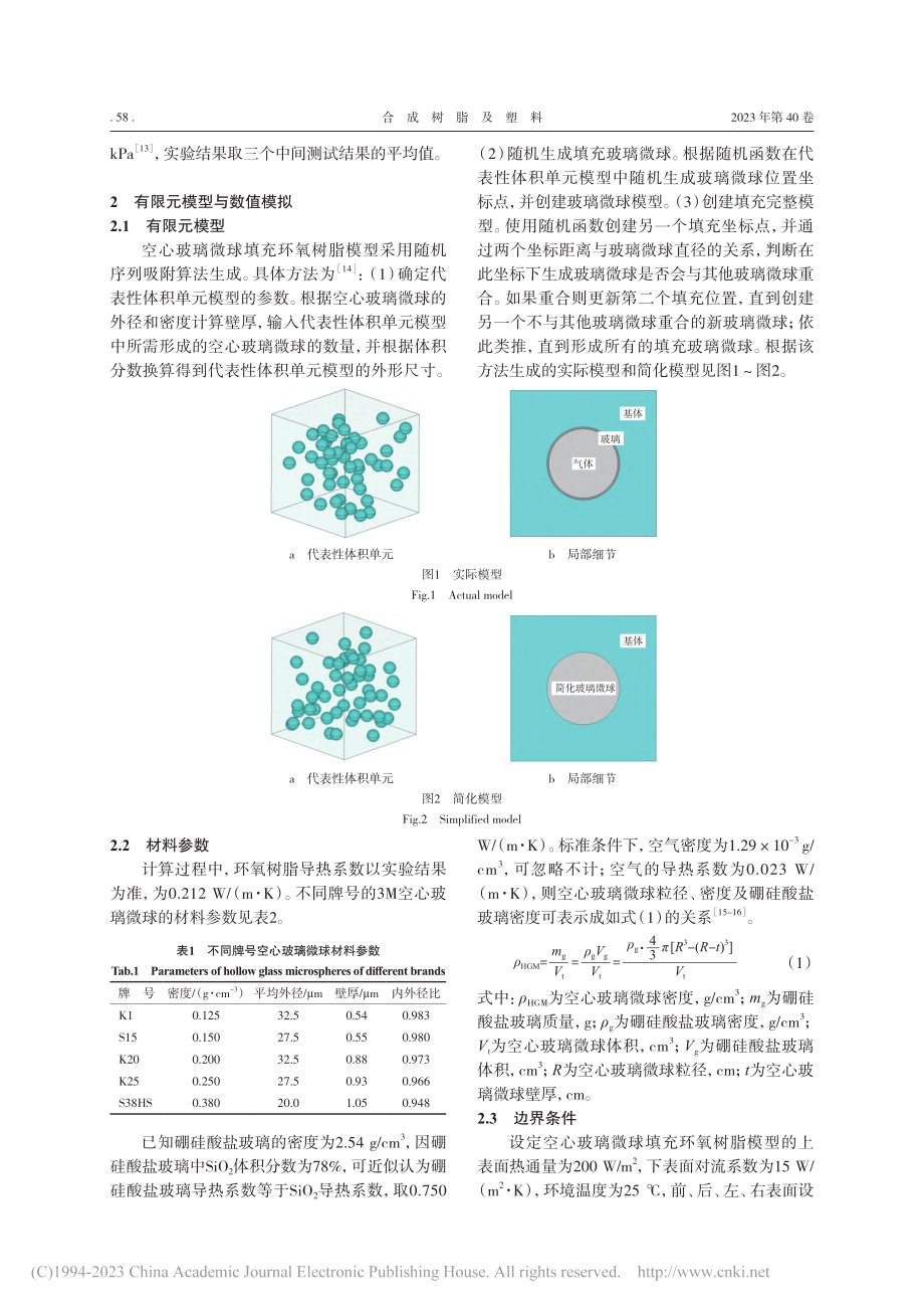 空心玻璃微球导热系数数值模拟与实验研究_李彬.pdf_第3页