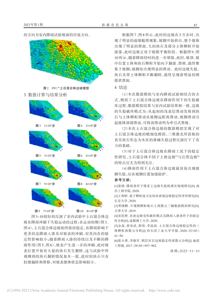 降雨工况下土石混合体边坡失稳模式研究_董自涛.pdf_第2页