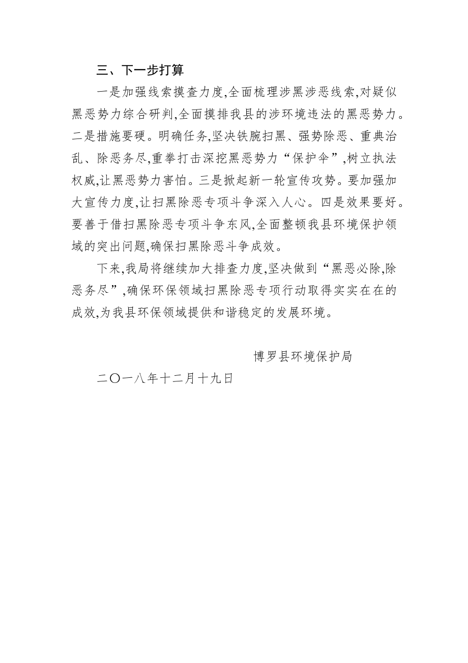 博罗县环保局开展扫黑除恶专项斗争工作总结.docx_第3页