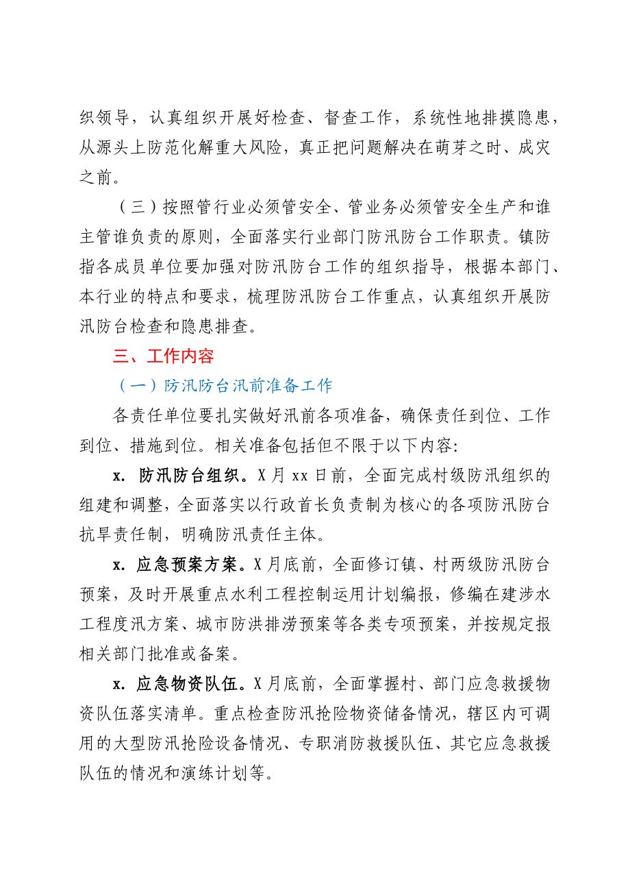 2021年防汛防台风险隐患大排查大整治工作方案.docx_第2页