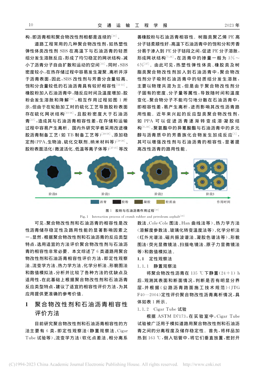 聚合物改性剂和石油沥青相容性评价方法研究进展_汪海年.pdf_第3页