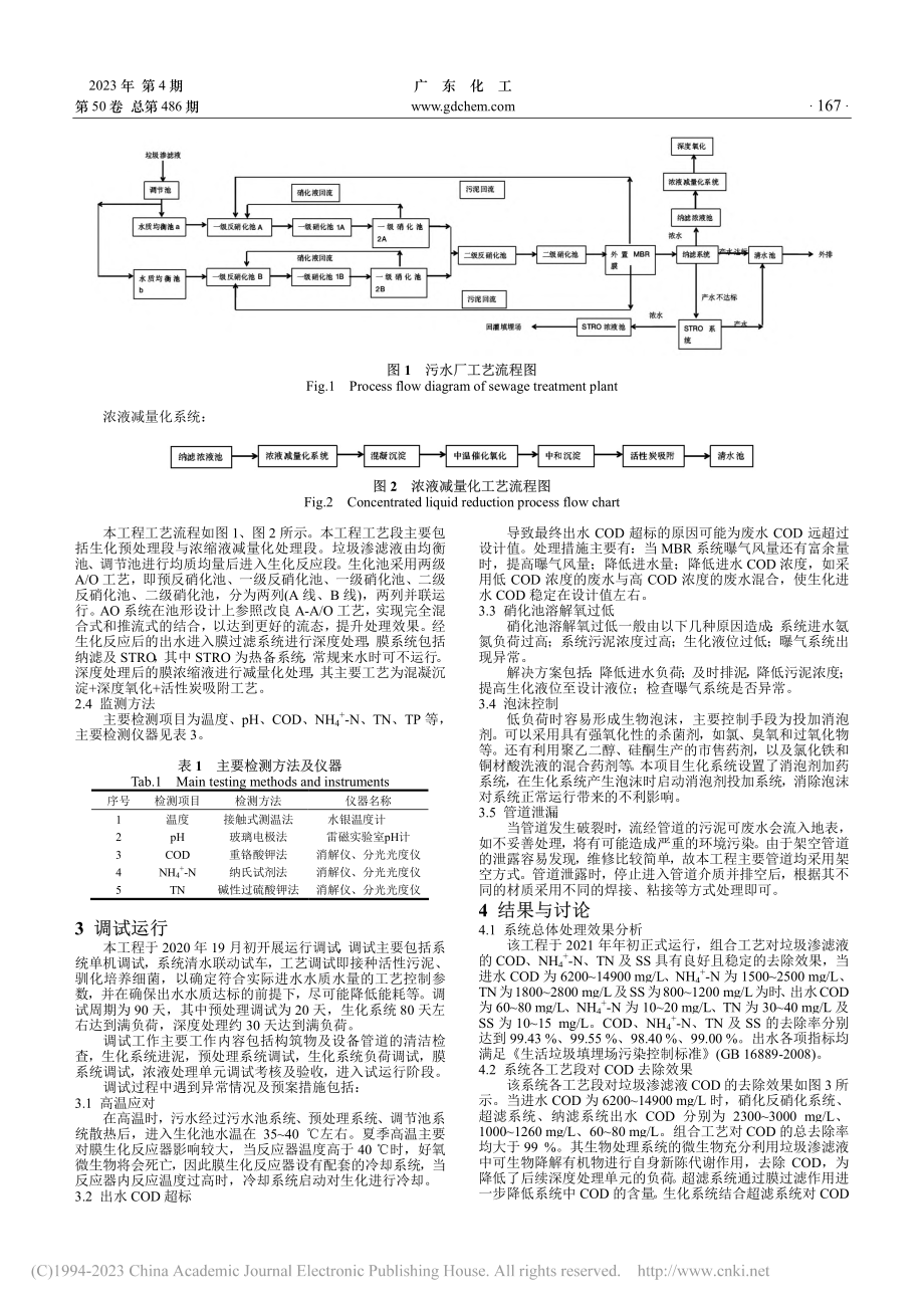 垃圾渗滤液全量化处理工程应用研究_雒鑫伟.pdf_第2页