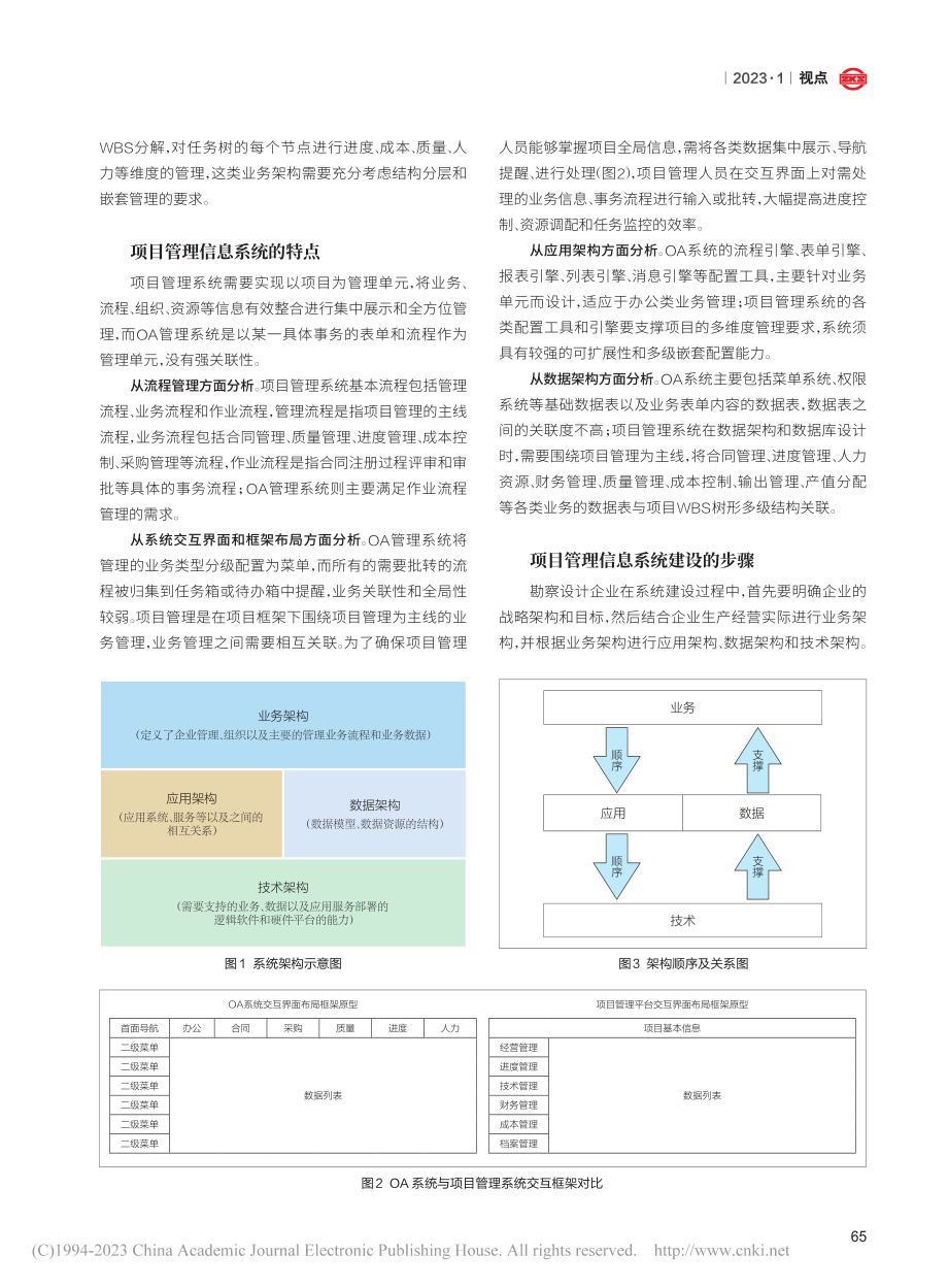 勘察设计企业级项目管理信息系统的架构与设计_刀勇.pdf_第2页