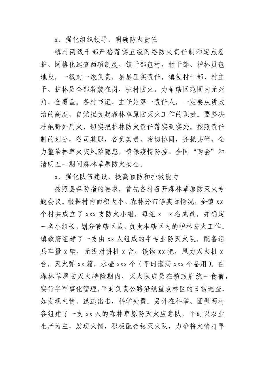 XX镇森林草原防灭火工作实施方案.docx_第3页