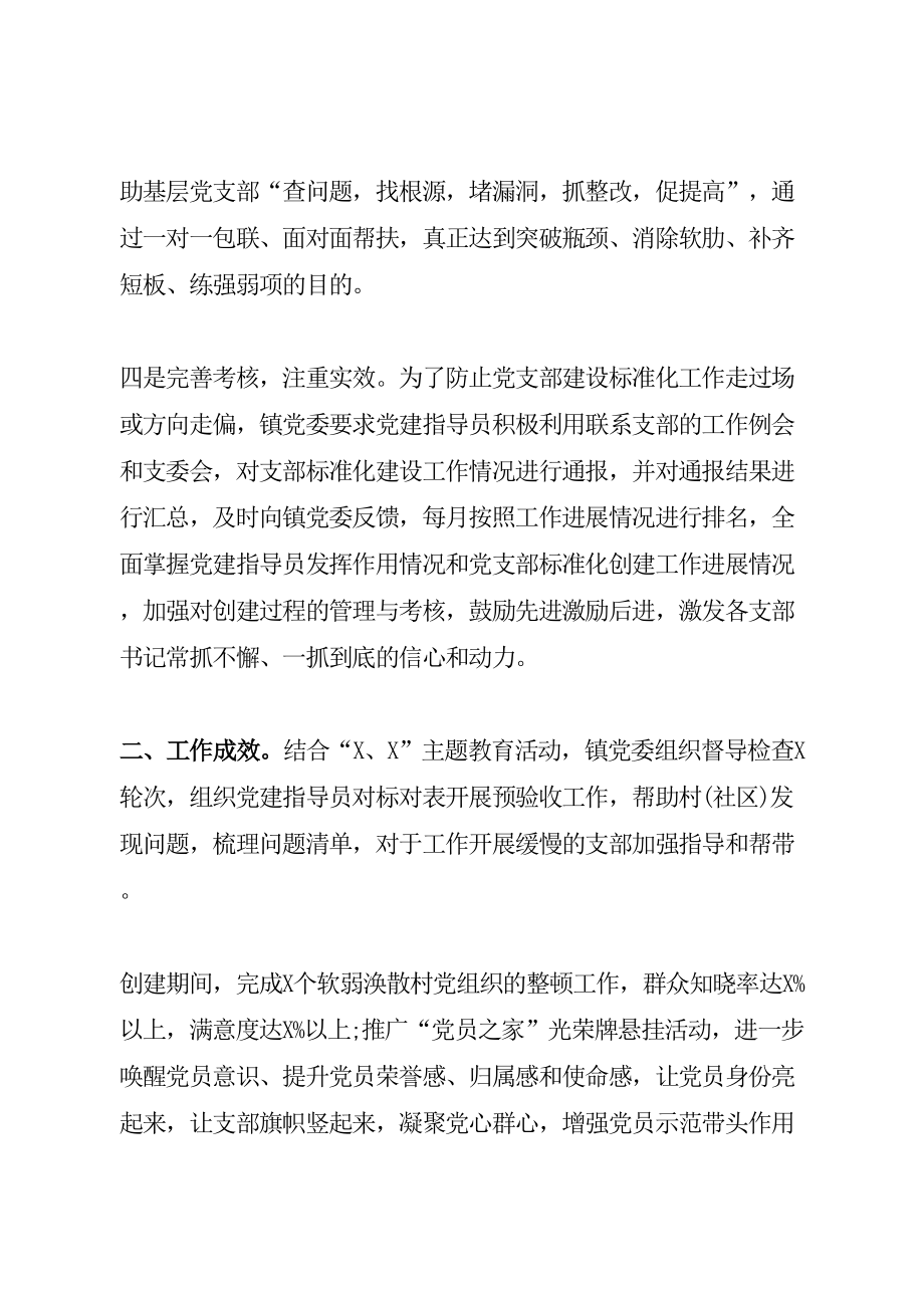 乡镇支部标准化建设工作总结汇报特色亮点.doc_第3页