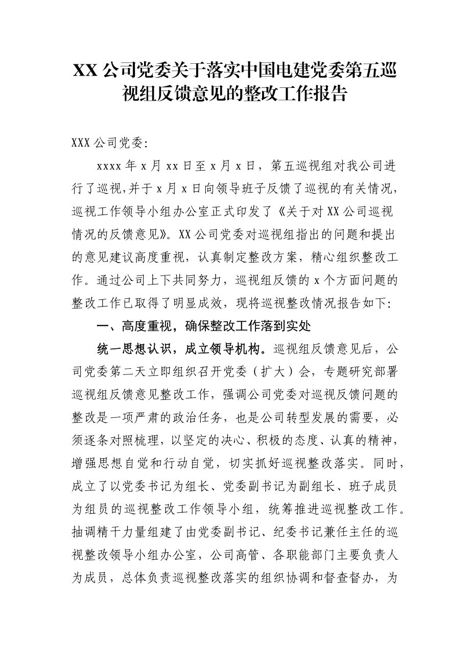 巡视反馈意见整改工作报告.docx_第1页