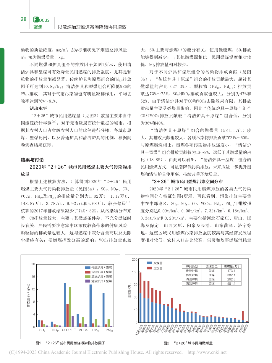 京津冀及周边民用燃煤对空气质量的影响及控制对策_崔阳阳.pdf_第2页