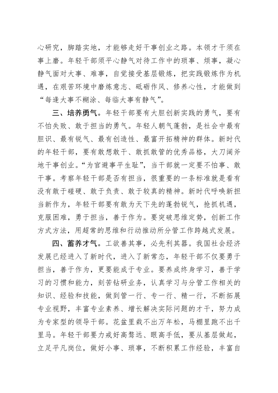 关于培养选拔优秀年轻干部心得体会.docx_第2页